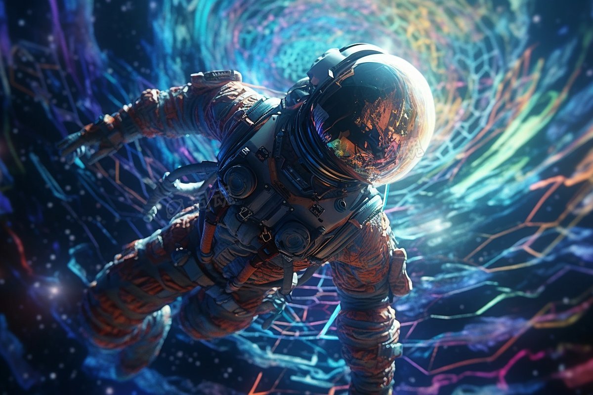 梦幻动漫星空宇航员