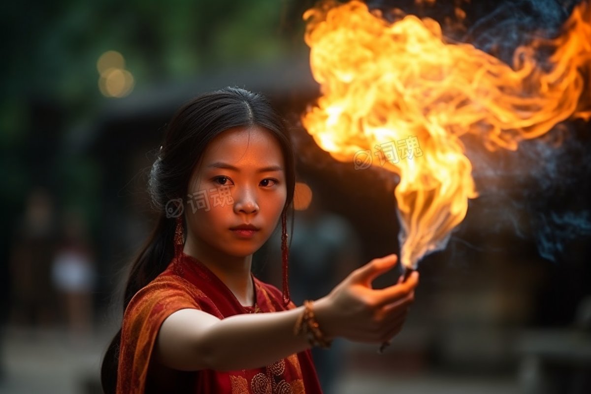 中国女孩魔术表演