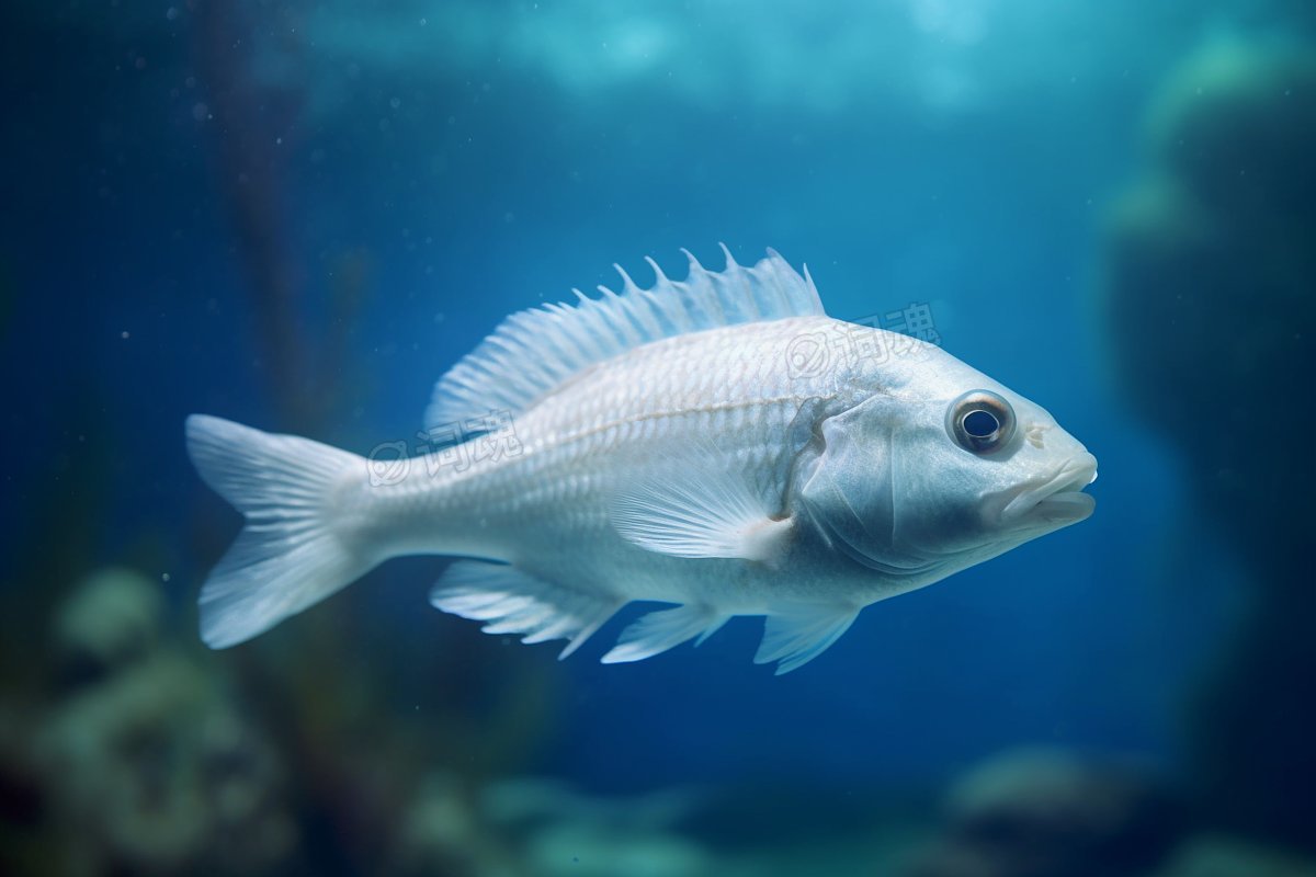 海底世界水族馆鱼摄影图特写ai文生图案例