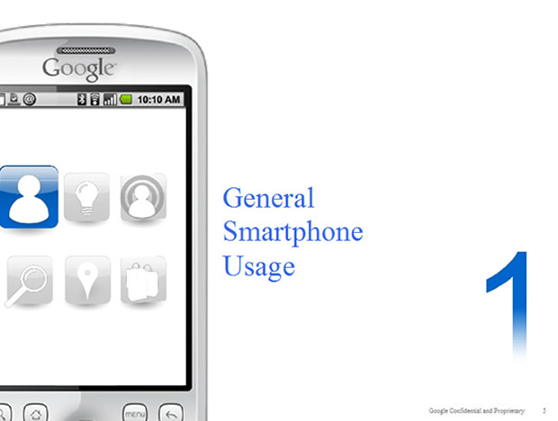 谷歌智能手机PPT模板