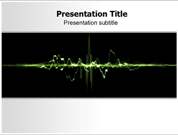 波形图PPT模板