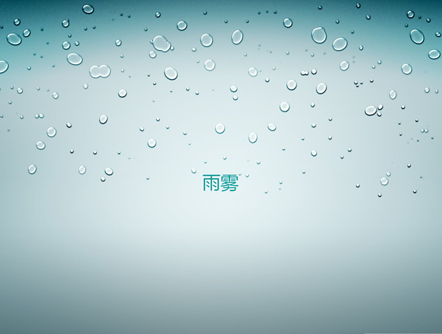 气泡水滴背景